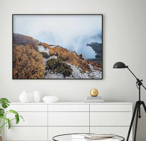 Tasmanian Mountain View Art Print-PRINT-Olive et Oriel-Olive et Oriel-Buy-Australian-Art-Prints-Online-with-Olive-et-Oriel-Your-Artwork-Specialists-Austrailia-Decorate-With-Coastal-Photo-Wall-Art-Prints-From-Our-Beach-House-Artwork-Collection-Fine-Poster-and-Framed-Artwork