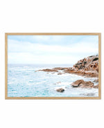 Tathra Headlands Art Print-PRINT-Olive et Oriel-Olive et Oriel-A5 | 5.8" x 8.3" | 14.8 x 21cm-Oak-With White Border-Buy-Australian-Art-Prints-Online-with-Olive-et-Oriel-Your-Artwork-Specialists-Austrailia-Decorate-With-Coastal-Photo-Wall-Art-Prints-From-Our-Beach-House-Artwork-Collection-Fine-Poster-and-Framed-Artwork