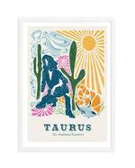 Taurus By Jenny Liz Rome Art Print-PRINT-Olive et Oriel-Olive et Oriel-A5 | 5.8" x 8.3" | 14.8 x 21cm-White-With White Border-Buy-Australian-Art-Prints-Online-with-Olive-et-Oriel-Your-Artwork-Specialists-Austrailia-Decorate-With-Coastal-Photo-Wall-Art-Prints-From-Our-Beach-House-Artwork-Collection-Fine-Poster-and-Framed-Artwork