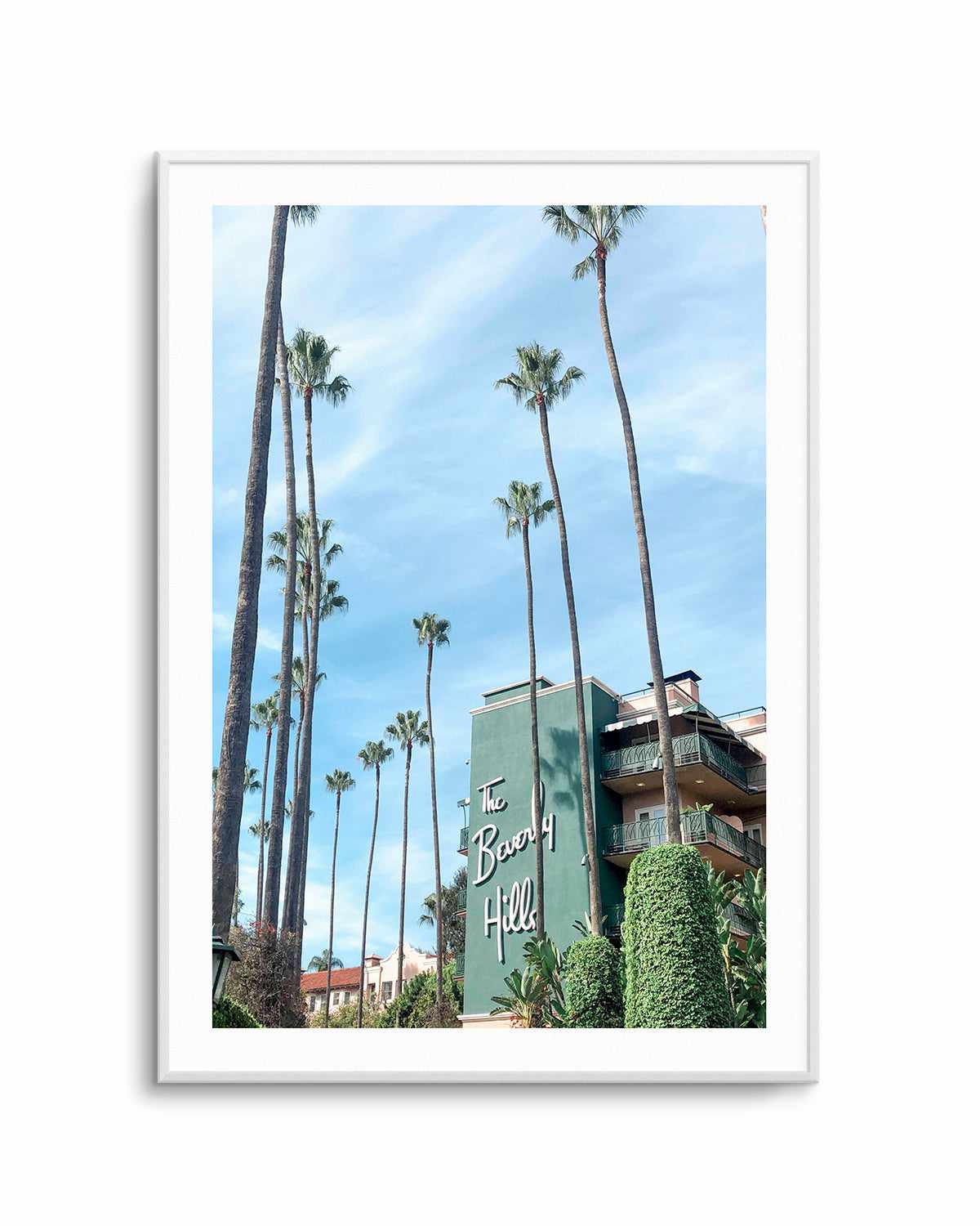 The Beverly Hills by Sarah Aknan Art Print