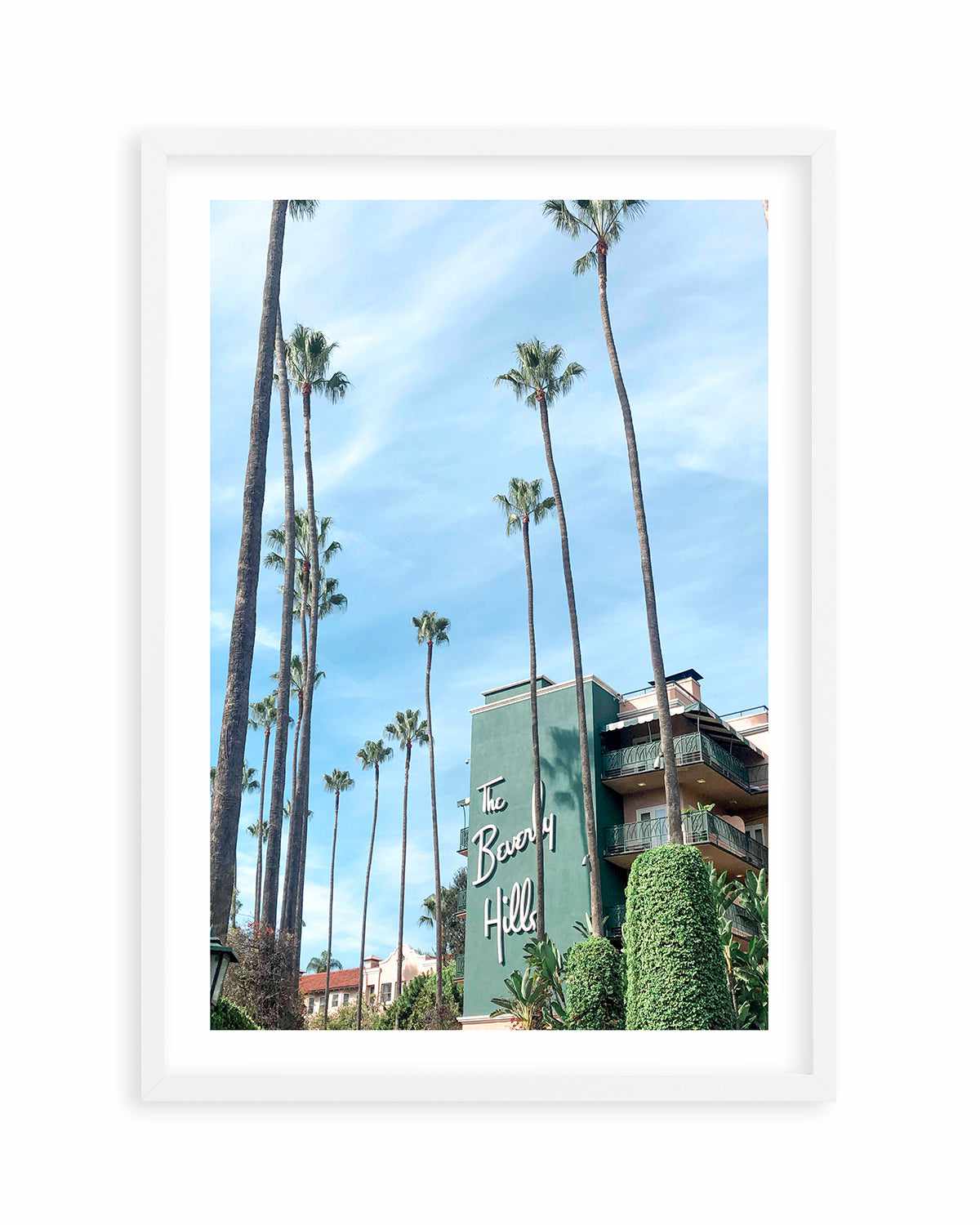 The Beverly Hills by Sarah Aknan Art Print