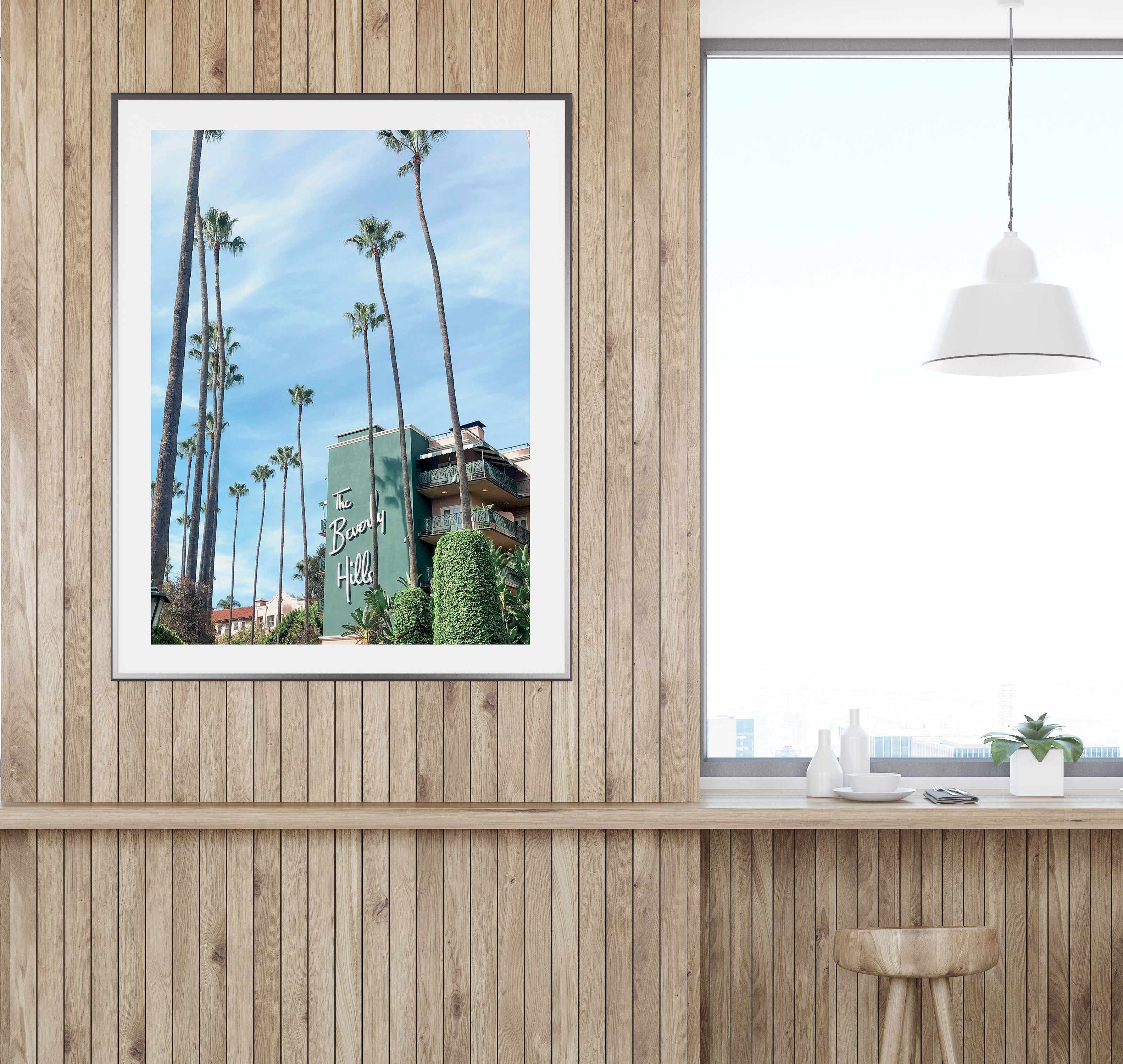 The Beverly Hills by Sarah Aknan Art Print