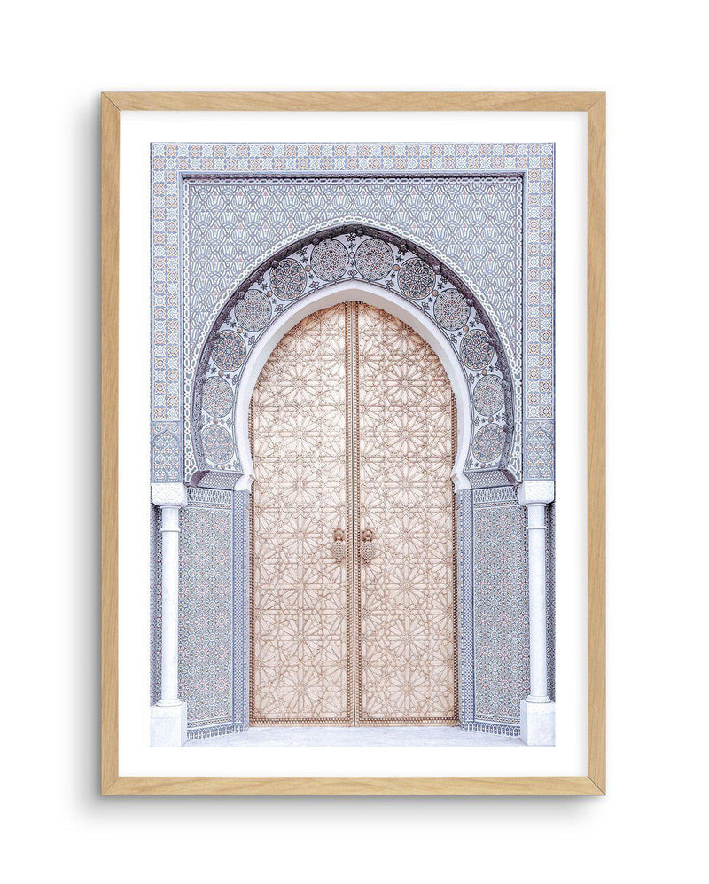 The Blue Arch | Morocco Art Print-Shop Australian Art Prints Online with Olive et Oriel - Our collection of Moroccan art prints offer unique wall art including moroccan arches and pink morocco doors of marrakech - this collection will add soft feminine colour to your walls and some may say bohemian style. These traditional morocco landscape photography includes desert scenes of palm trees and camel art prints - there is art on canvas and extra large wall art with fast, free shipping across Austr