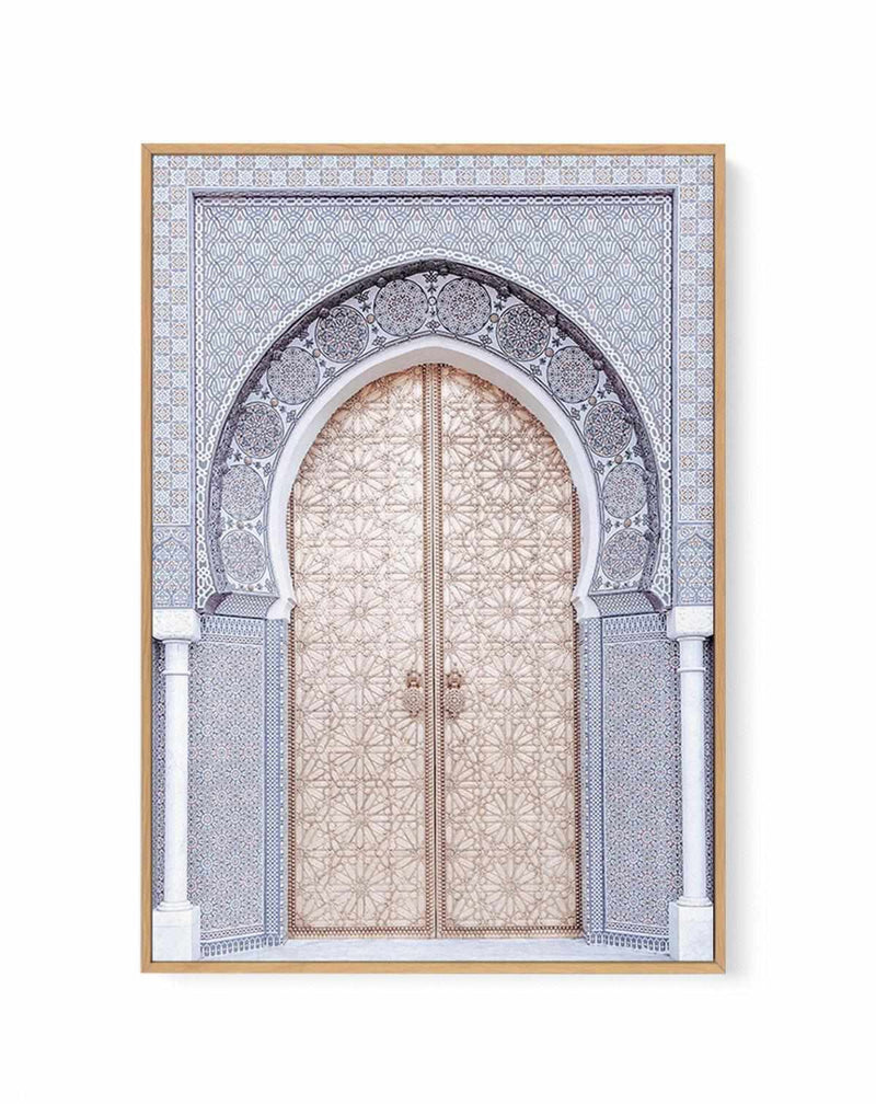 The Blue Arch | Morocco | Framed Canvas Art Print