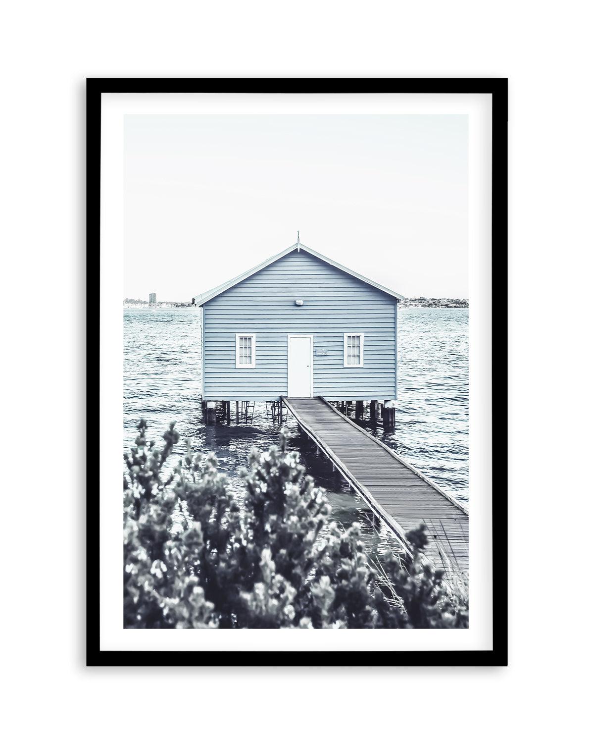 The Boathouse | WA Art Print PT-PRINT-Olive et Oriel-Olive et Oriel-A5 | 5.8" x 8.3" | 14.8 x 21cm-Black-With White Border-Buy-Australian-Art-Prints-Online-with-Olive-et-Oriel-Your-Artwork-Specialists-Austrailia-Decorate-With-Coastal-Photo-Wall-Art-Prints-From-Our-Beach-House-Artwork-Collection-Fine-Poster-and-Framed-Artwork