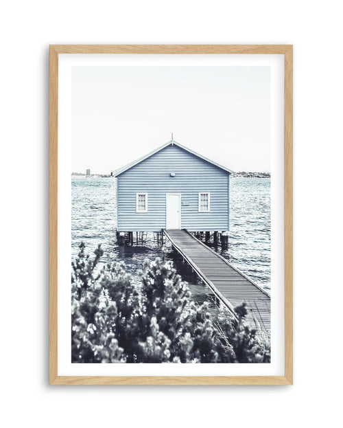 The Boathouse | WA Art Print PT-PRINT-Olive et Oriel-Olive et Oriel-A5 | 5.8" x 8.3" | 14.8 x 21cm-Oak-With White Border-Buy-Australian-Art-Prints-Online-with-Olive-et-Oriel-Your-Artwork-Specialists-Austrailia-Decorate-With-Coastal-Photo-Wall-Art-Prints-From-Our-Beach-House-Artwork-Collection-Fine-Poster-and-Framed-Artwork