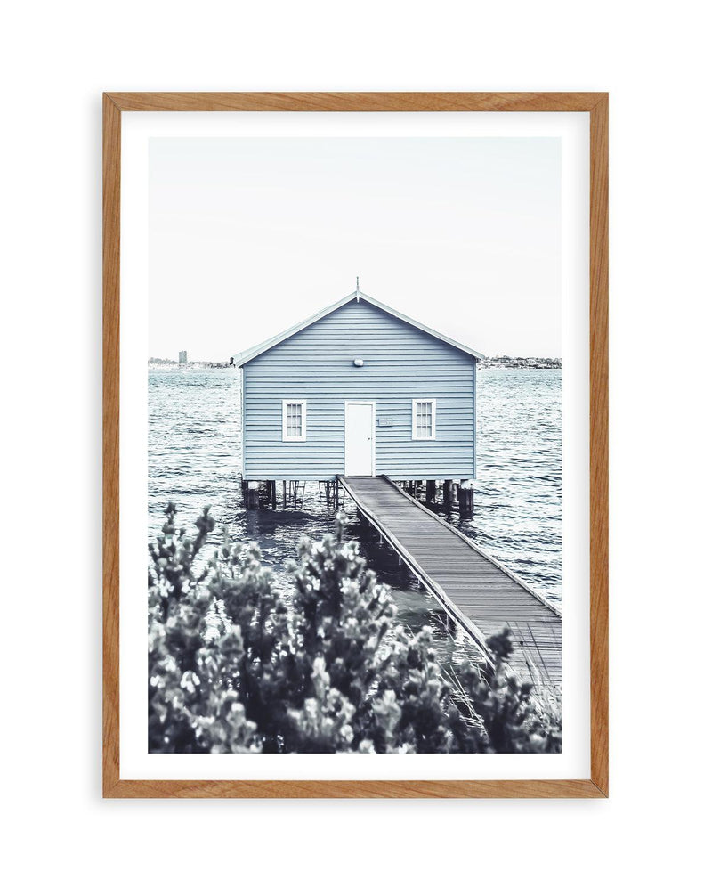 The Boathouse | WA Art Print PT-PRINT-Olive et Oriel-Olive et Oriel-50x70 cm | 19.6" x 27.5"-Walnut-With White Border-Buy-Australian-Art-Prints-Online-with-Olive-et-Oriel-Your-Artwork-Specialists-Austrailia-Decorate-With-Coastal-Photo-Wall-Art-Prints-From-Our-Beach-House-Artwork-Collection-Fine-Poster-and-Framed-Artwork