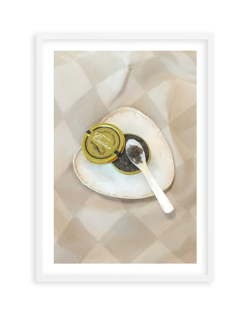 The Caviar Art Print-PRINT-Olive et Oriel-Olive et Oriel-A5 | 5.8" x 8.3" | 14.8 x 21cm-White-With White Border-Buy-Australian-Art-Prints-Online-with-Olive-et-Oriel-Your-Artwork-Specialists-Austrailia-Decorate-With-Coastal-Photo-Wall-Art-Prints-From-Our-Beach-House-Artwork-Collection-Fine-Poster-and-Framed-Artwork