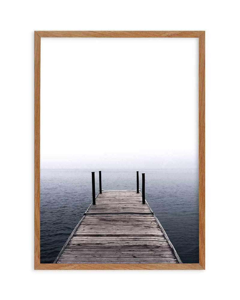 The Dock | Tasmania Art Print-PRINT-Olive et Oriel-Olive et Oriel-50x70 cm | 19.6" x 27.5"-Walnut-With White Border-Buy-Australian-Art-Prints-Online-with-Olive-et-Oriel-Your-Artwork-Specialists-Austrailia-Decorate-With-Coastal-Photo-Wall-Art-Prints-From-Our-Beach-House-Artwork-Collection-Fine-Poster-and-Framed-Artwork