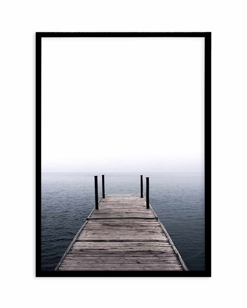 The Dock | Tasmania Art Print-PRINT-Olive et Oriel-Olive et Oriel-A5 | 5.8" x 8.3" | 14.8 x 21cm-Black-With White Border-Buy-Australian-Art-Prints-Online-with-Olive-et-Oriel-Your-Artwork-Specialists-Austrailia-Decorate-With-Coastal-Photo-Wall-Art-Prints-From-Our-Beach-House-Artwork-Collection-Fine-Poster-and-Framed-Artwork