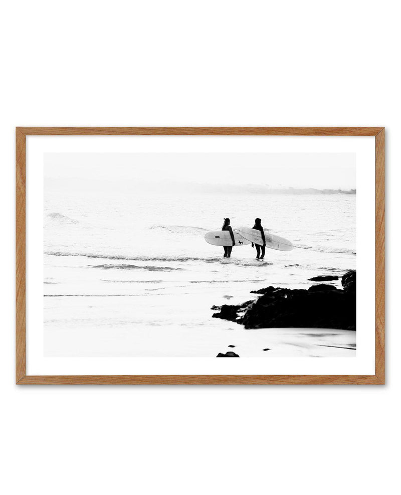 The Girls | Byron Bay Art Print-PRINT-Olive et Oriel-Olive et Oriel-50x70 cm | 19.6" x 27.5"-Walnut-With White Border-Buy-Australian-Art-Prints-Online-with-Olive-et-Oriel-Your-Artwork-Specialists-Austrailia-Decorate-With-Coastal-Photo-Wall-Art-Prints-From-Our-Beach-House-Artwork-Collection-Fine-Poster-and-Framed-Artwork