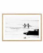 The Girls | Byron Bay Art Print-PRINT-Olive et Oriel-Olive et Oriel-A4 | 8.3" x 11.7" | 21 x 29.7cm-Oak-With White Border-Buy-Australian-Art-Prints-Online-with-Olive-et-Oriel-Your-Artwork-Specialists-Austrailia-Decorate-With-Coastal-Photo-Wall-Art-Prints-From-Our-Beach-House-Artwork-Collection-Fine-Poster-and-Framed-Artwork
