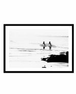 The Girls | Byron Bay Art Print-PRINT-Olive et Oriel-Olive et Oriel-A4 | 8.3" x 11.7" | 21 x 29.7cm-Black-With White Border-Buy-Australian-Art-Prints-Online-with-Olive-et-Oriel-Your-Artwork-Specialists-Austrailia-Decorate-With-Coastal-Photo-Wall-Art-Prints-From-Our-Beach-House-Artwork-Collection-Fine-Poster-and-Framed-Artwork
