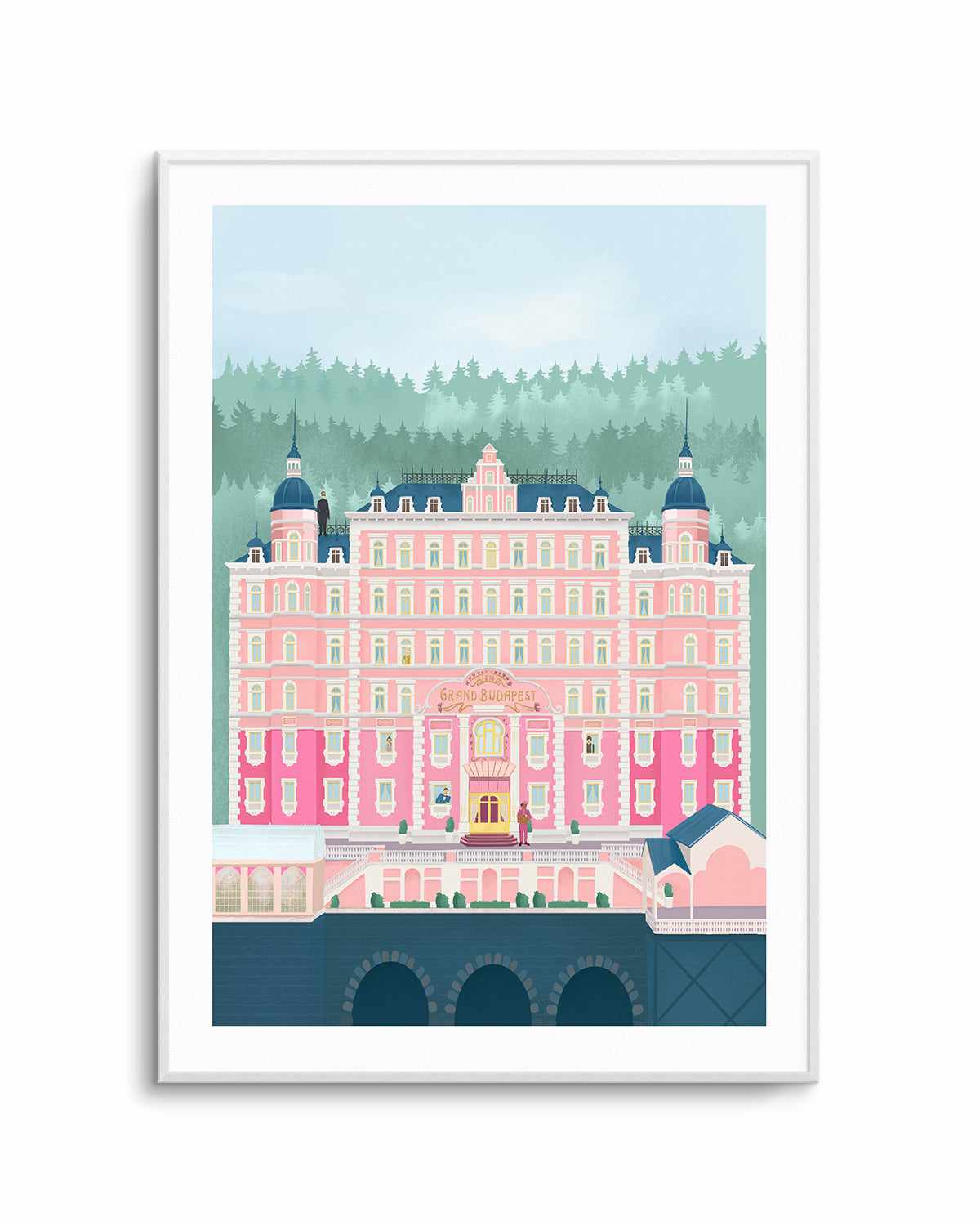 The Grand Budapest Hotel by Petra Lizde Art Print