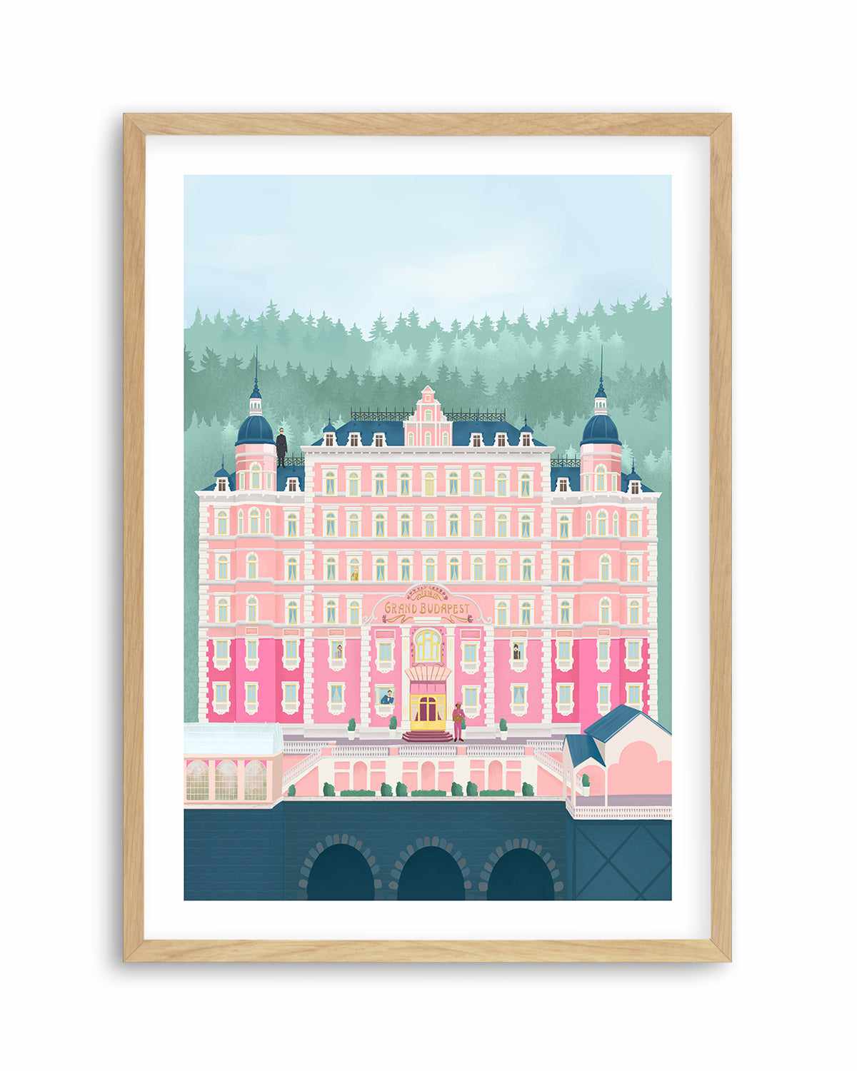 The Grand Budapest Hotel by Petra Lizde Art Print