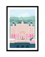 The Grand Budapest Hotel by Petra Lizde Art Print
