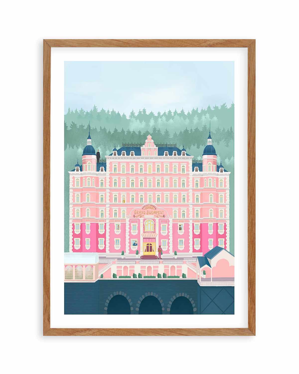 The Grand Budapest Hotel by Petra Lizde Art Print