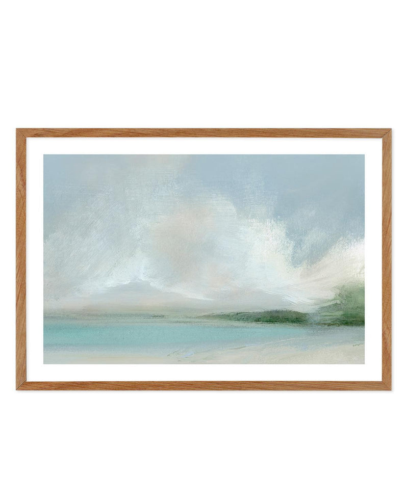 The Lagoon by Dan Hobday Art Print-PRINT-Olive et Oriel-Dan Hobday-50x70 cm | 19.6" x 27.5"-Walnut-With White Border-Buy-Australian-Art-Prints-Online-with-Olive-et-Oriel-Your-Artwork-Specialists-Austrailia-Decorate-With-Coastal-Photo-Wall-Art-Prints-From-Our-Beach-House-Artwork-Collection-Fine-Poster-and-Framed-Artwork
