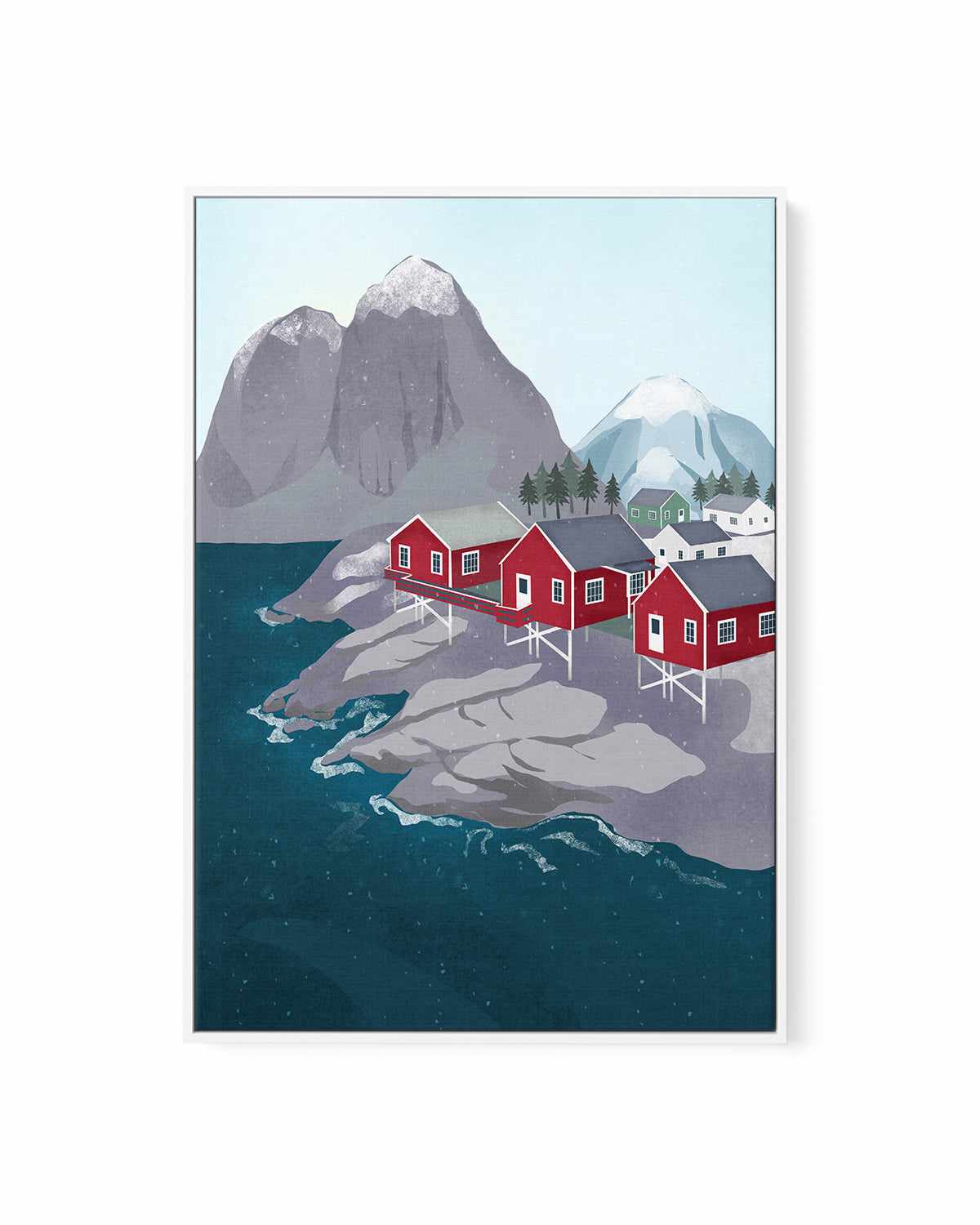 The Lofoten Islands, Norway by Petra Lizde | Framed Canvas Art Print