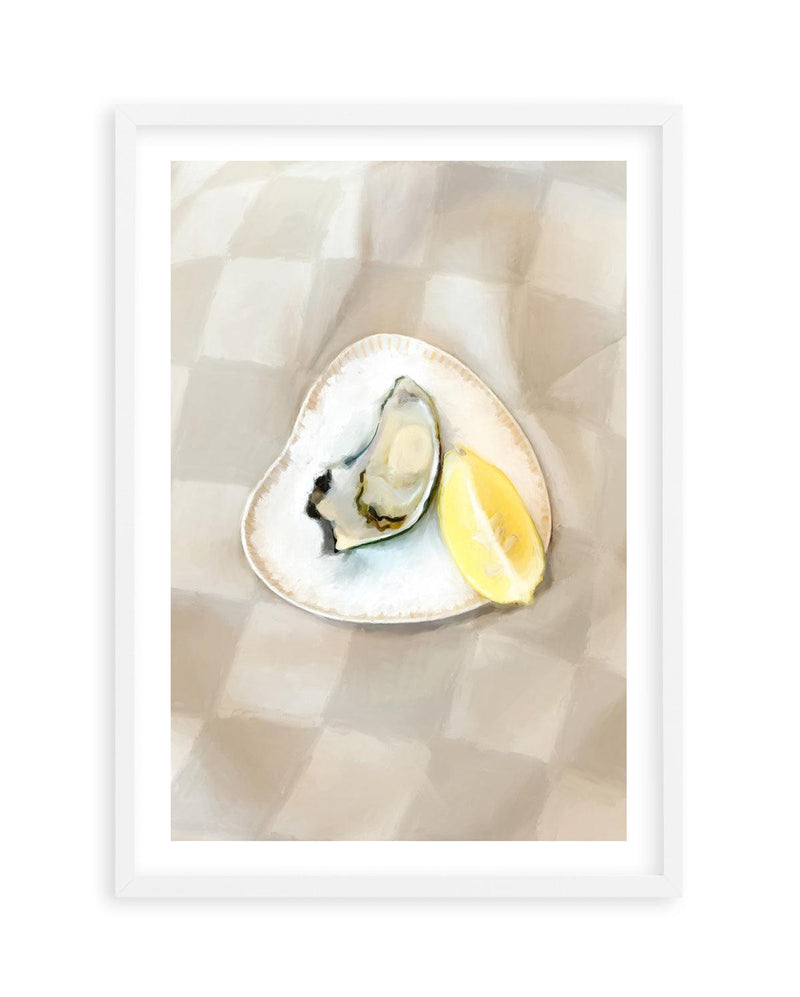The Oyster Art Print-PRINT-Olive et Oriel-Olive et Oriel-A5 | 5.8" x 8.3" | 14.8 x 21cm-White-With White Border-Buy-Australian-Art-Prints-Online-with-Olive-et-Oriel-Your-Artwork-Specialists-Austrailia-Decorate-With-Coastal-Photo-Wall-Art-Prints-From-Our-Beach-House-Artwork-Collection-Fine-Poster-and-Framed-Artwork