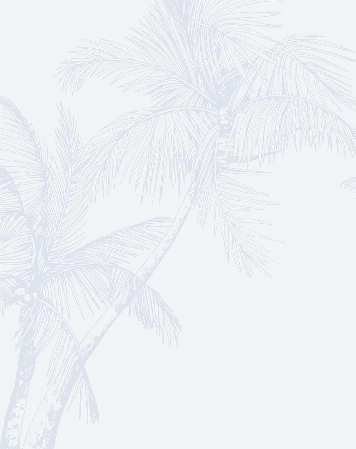 The Palms Wallpaper in Duck Egg Blue - Olive et Oriel