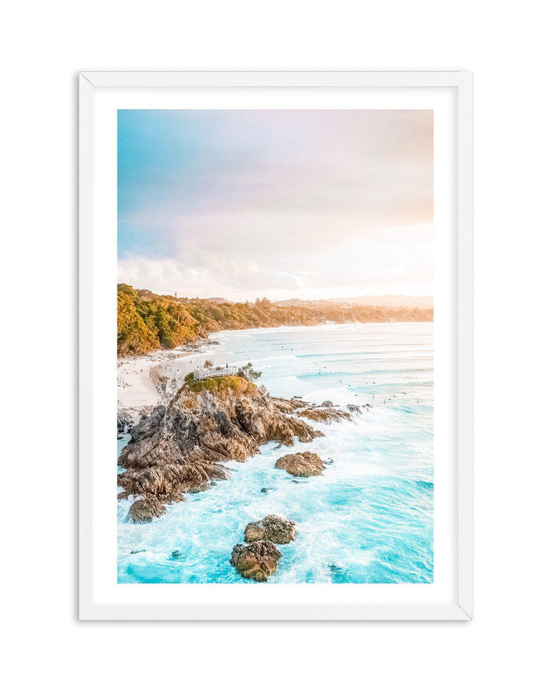 The Pass Lookout | Byron Bay Art Print-PRINT-Olive et Oriel-Olive et Oriel-A5 | 5.8" x 8.3" | 14.8 x 21cm-White-With White Border-Buy-Australian-Art-Prints-Online-with-Olive-et-Oriel-Your-Artwork-Specialists-Austrailia-Decorate-With-Coastal-Photo-Wall-Art-Prints-From-Our-Beach-House-Artwork-Collection-Fine-Poster-and-Framed-Artwork