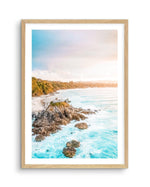 The Pass Lookout | Byron Bay Art Print-PRINT-Olive et Oriel-Olive et Oriel-A5 | 5.8" x 8.3" | 14.8 x 21cm-Oak-With White Border-Buy-Australian-Art-Prints-Online-with-Olive-et-Oriel-Your-Artwork-Specialists-Austrailia-Decorate-With-Coastal-Photo-Wall-Art-Prints-From-Our-Beach-House-Artwork-Collection-Fine-Poster-and-Framed-Artwork