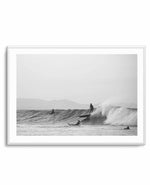 The Pass Surf I B&W Art Print-PRINT-Olive et Oriel-Olive et Oriel-A5 | 5.8" x 8.3" | 14.8 x 21cm-Unframed Art Print-With White Border-Buy-Australian-Art-Prints-Online-with-Olive-et-Oriel-Your-Artwork-Specialists-Austrailia-Decorate-With-Coastal-Photo-Wall-Art-Prints-From-Our-Beach-House-Artwork-Collection-Fine-Poster-and-Framed-Artwork