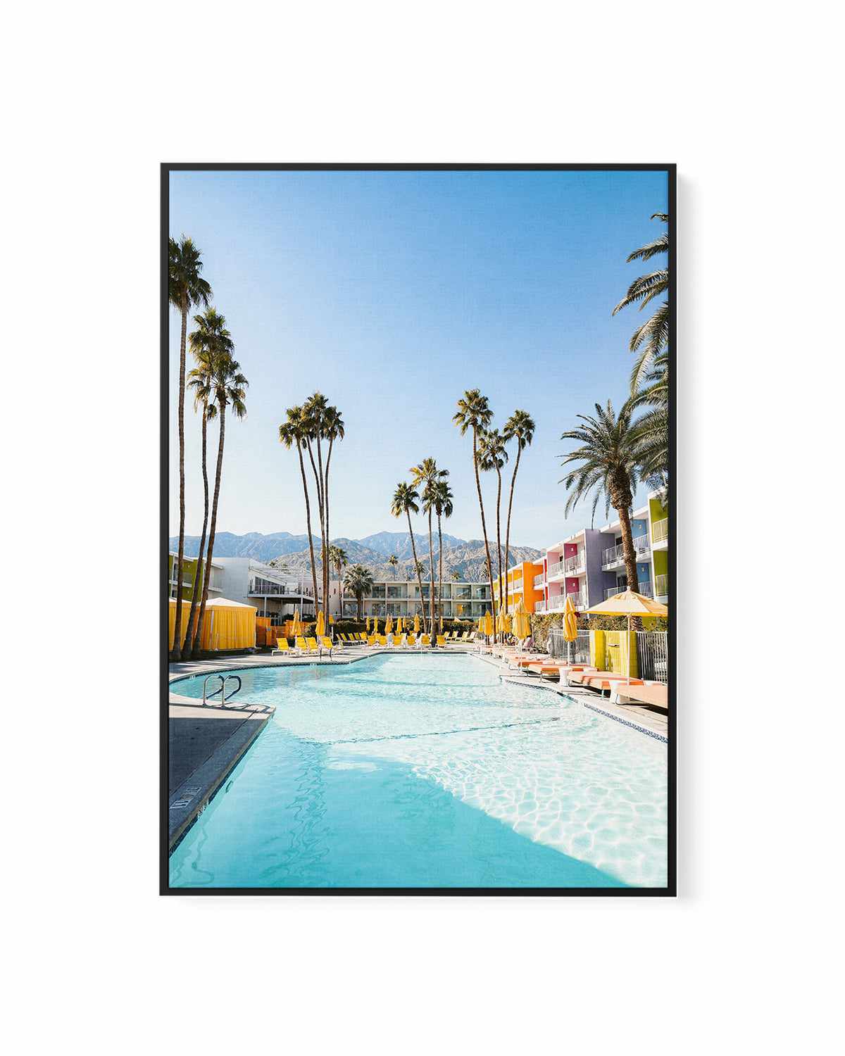 The Saguaro Palm Springs by Finn Skagn | Framed Canvas Art Print