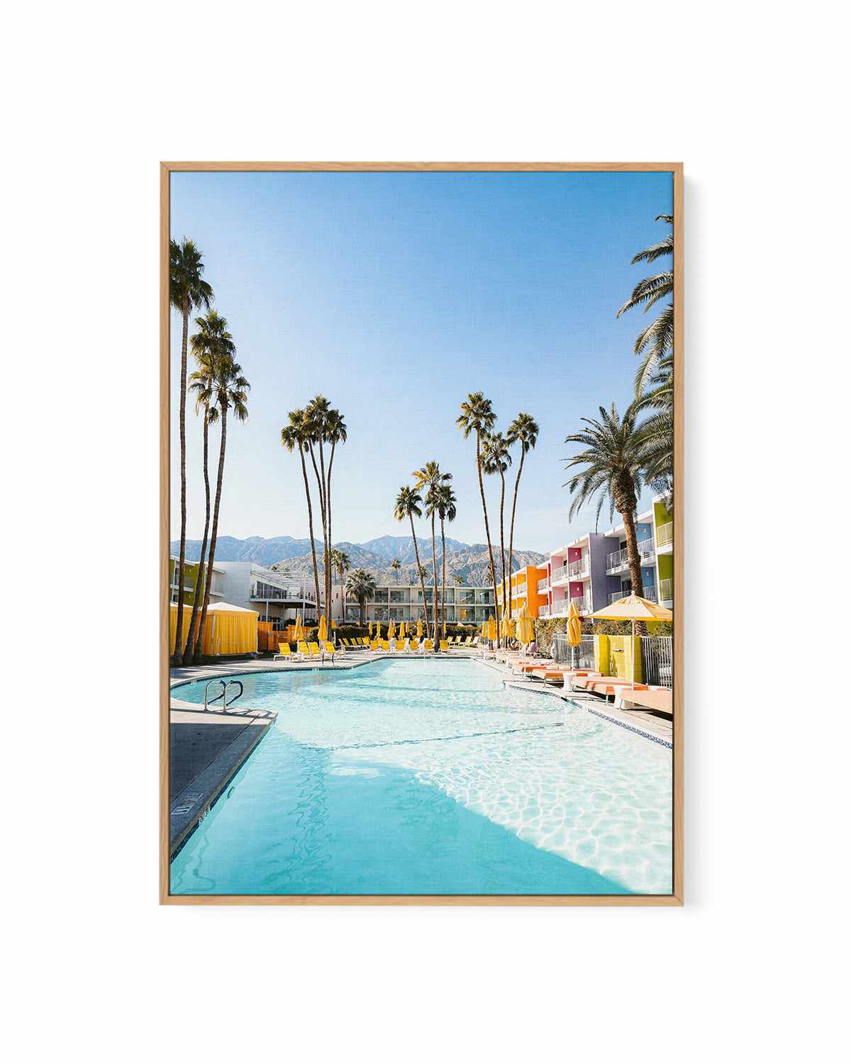 The Saguaro Palm Springs by Finn Skagn | Framed Canvas Art Print