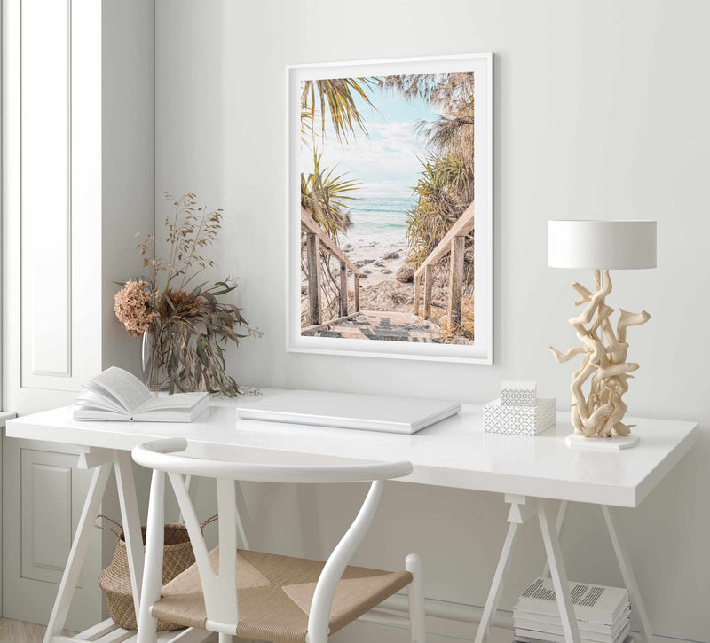 Buy The View Wategos Beach Byron Bay Photo Australian Framed Art Print ...