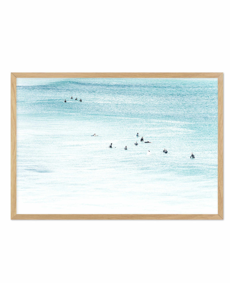 The Wait | Bondi Art Print-PRINT-Olive et Oriel-Olive et Oriel-A5 | 5.8" x 8.3" | 14.8 x 21cm-Oak-With White Border-Buy-Australian-Art-Prints-Online-with-Olive-et-Oriel-Your-Artwork-Specialists-Austrailia-Decorate-With-Coastal-Photo-Wall-Art-Prints-From-Our-Beach-House-Artwork-Collection-Fine-Poster-and-Framed-Artwork