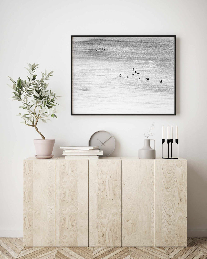 The Wait | Bondi B&W Art Print-PRINT-Olive et Oriel-Olive et Oriel-Buy-Australian-Art-Prints-Online-with-Olive-et-Oriel-Your-Artwork-Specialists-Austrailia-Decorate-With-Coastal-Photo-Wall-Art-Prints-From-Our-Beach-House-Artwork-Collection-Fine-Poster-and-Framed-Artwork