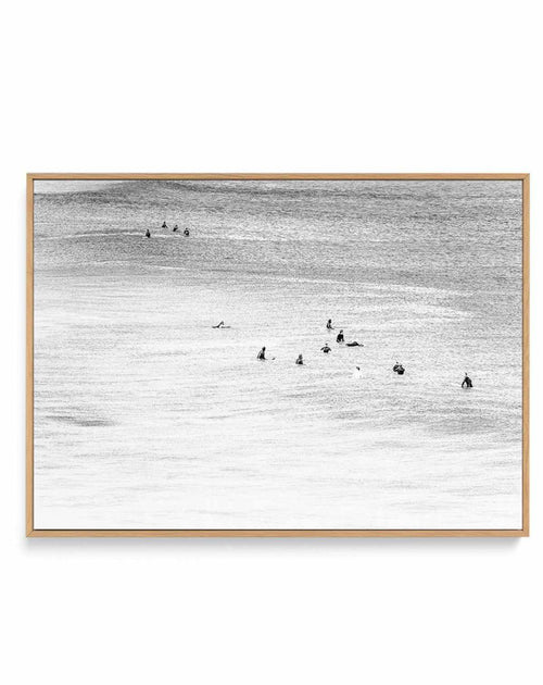 The Wait | Bondi B&W | Framed Canvas-CANVAS-You can shop wall art online with Olive et Oriel for everything from abstract art to fun kids wall art. Our beautiful modern art prints and canvas art are available from large canvas prints to wall art paintings and our proudly Australian artwork collection offers only the highest quality framed large wall art and canvas art Australia - You can buy fashion photography prints or Hampton print posters and paintings on canvas from Olive et Oriel and have 