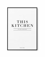 This Kitchen Is For Dancing | Framed Canvas-CANVAS-You can shop wall art online with Olive et Oriel for everything from abstract art to fun kids wall art. Our beautiful modern art prints and canvas art are available from large canvas prints to wall art paintings and our proudly Australian artwork collection offers only the highest quality framed large wall art and canvas art Australia - You can buy fashion photography prints or Hampton print posters and paintings on canvas from Olive et Oriel an