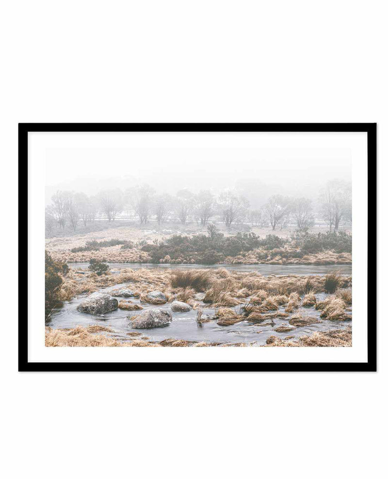 Thredbo Lake Art Print-PRINT-Olive et Oriel-Olive et Oriel-A5 | 5.8" x 8.3" | 14.8 x 21cm-Black-With White Border-Buy-Australian-Art-Prints-Online-with-Olive-et-Oriel-Your-Artwork-Specialists-Austrailia-Decorate-With-Coastal-Photo-Wall-Art-Prints-From-Our-Beach-House-Artwork-Collection-Fine-Poster-and-Framed-Artwork