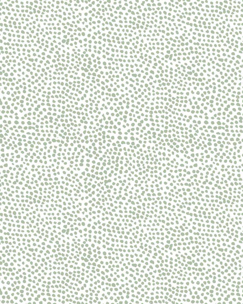 SHOP Tiny Dots Spot Wallpaper in Sage Green Peel & Stick Wallpaper ...
