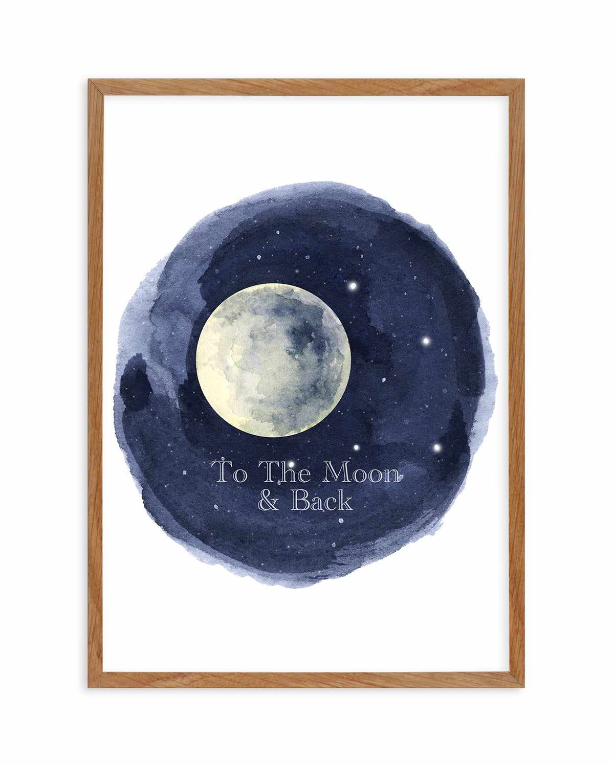 To The Moon & Back Art Print-PRINT-Olive et Oriel-Olive et Oriel-Buy-Australian-Art-Prints-Online-with-Olive-et-Oriel-Your-Artwork-Specialists-Austrailia-Decorate-With-Coastal-Photo-Wall-Art-Prints-From-Our-Beach-House-Artwork-Collection-Fine-Poster-and-Framed-Artwork