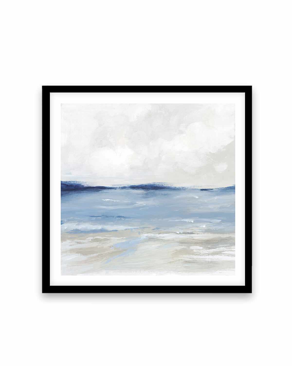 Tranquil Blue Beach Art Print