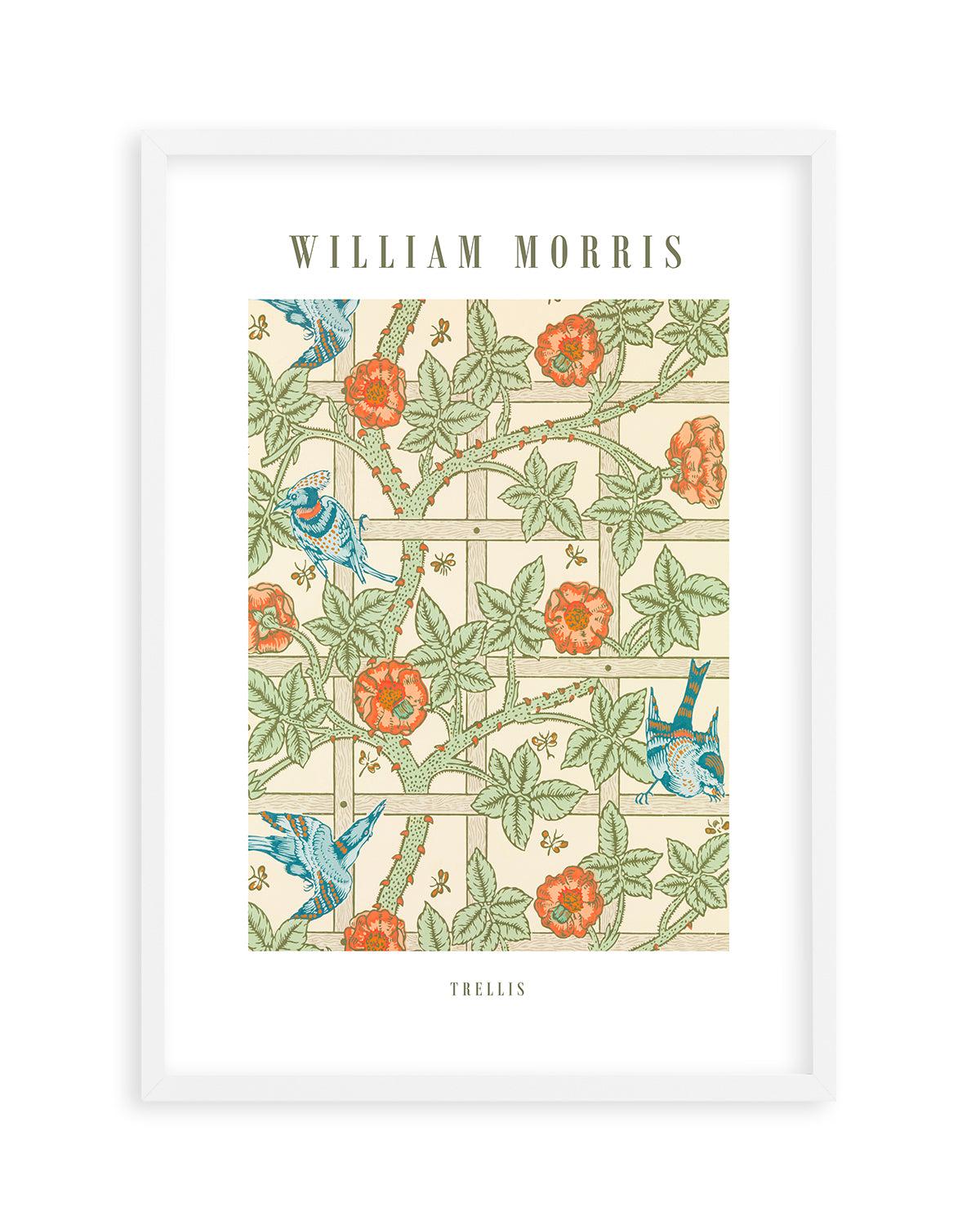 Trellis by William Morris Art Print