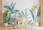 Tropical Adventure Wallpaper Mural-Wallpaper-Buy Kids Removable Wallpaper Online Our Custom Made Children√¢‚Ç¨‚Ñ¢s Wallpapers Are A Fun Way To Decorate And Enhance Boys Bedroom Decor And Girls Bedrooms They Are An Amazing Addition To Your Kids Bedroom Walls Our Collection of Kids Wallpaper Is Sure To Transform Your Kids Rooms Interior Style From Pink Wallpaper To Dinosaur Wallpaper Even Marble Wallpapers For Teen Boys Shop Peel And Stick Wallpaper Online Today With Olive et Oriel