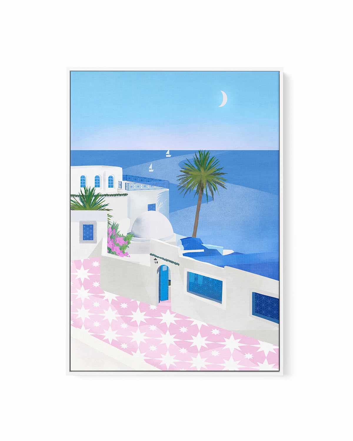 Tunisia by Petra Lizde | Framed Canvas Art Print