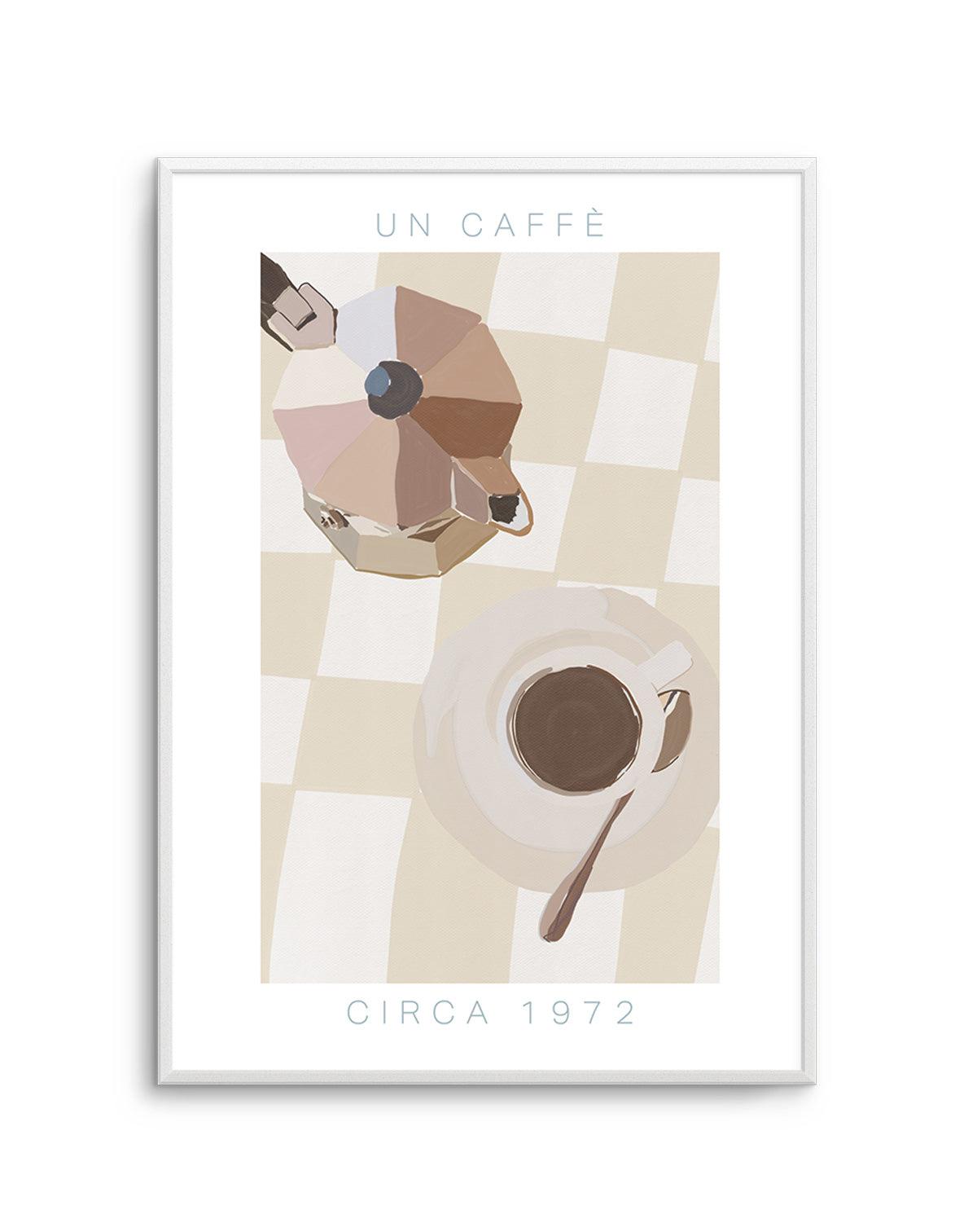 Un Caffe Art Print-PRINT-Olive et Oriel-Olive et Oriel-A5 | 5.8" x 8.3" | 14.8 x 21cm-Unframed Art Print-With White Border-Buy-Australian-Art-Prints-Online-with-Olive-et-Oriel-Your-Artwork-Specialists-Austrailia-Decorate-With-Coastal-Photo-Wall-Art-Prints-From-Our-Beach-House-Artwork-Collection-Fine-Poster-and-Framed-Artwork