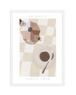 Un Caffe Art Print-PRINT-Olive et Oriel-Olive et Oriel-A5 | 5.8" x 8.3" | 14.8 x 21cm-White-With White Border-Buy-Australian-Art-Prints-Online-with-Olive-et-Oriel-Your-Artwork-Specialists-Austrailia-Decorate-With-Coastal-Photo-Wall-Art-Prints-From-Our-Beach-House-Artwork-Collection-Fine-Poster-and-Framed-Artwork