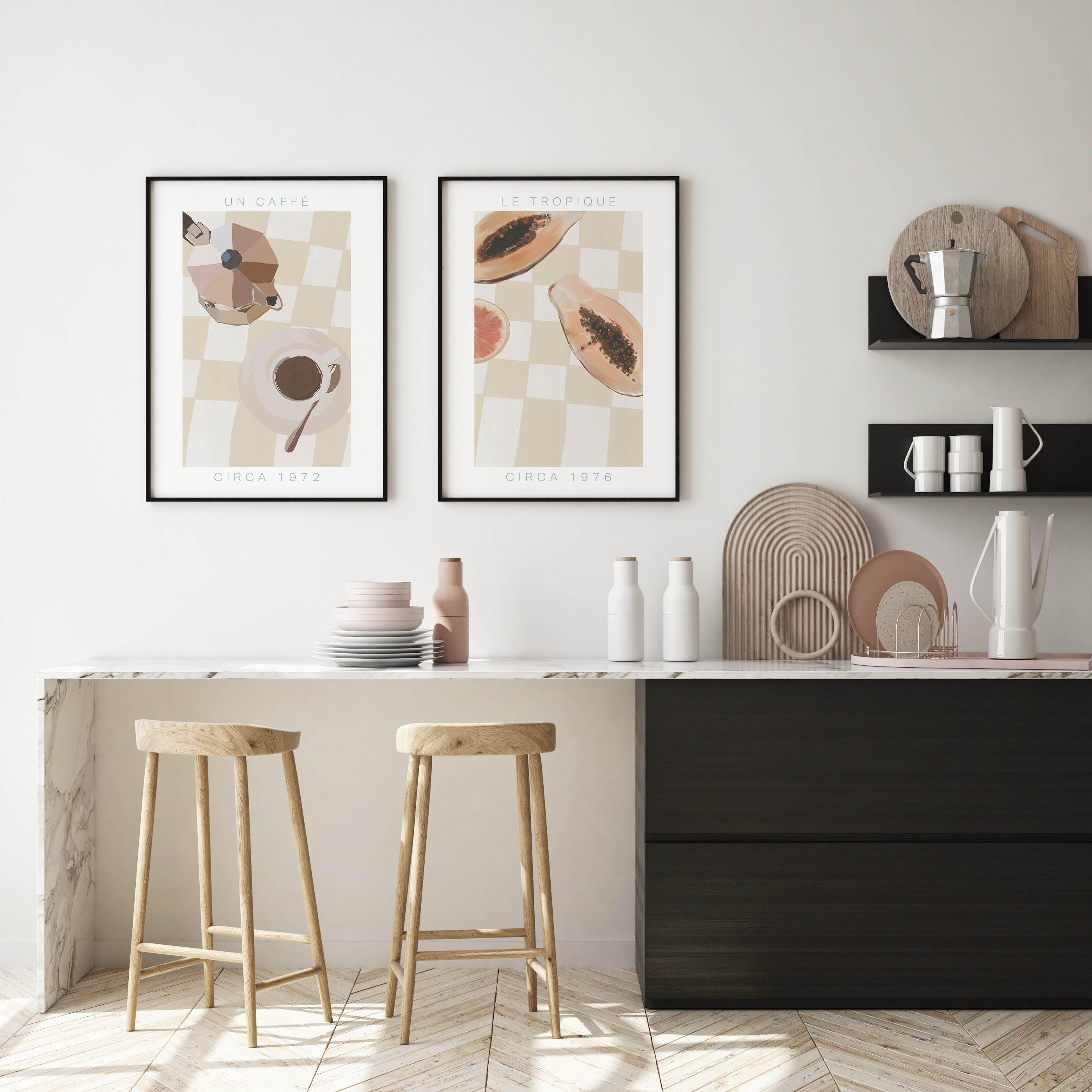 Un Caffe Art Print-PRINT-Olive et Oriel-Olive et Oriel-Buy-Australian-Art-Prints-Online-with-Olive-et-Oriel-Your-Artwork-Specialists-Austrailia-Decorate-With-Coastal-Photo-Wall-Art-Prints-From-Our-Beach-House-Artwork-Collection-Fine-Poster-and-Framed-Artwork