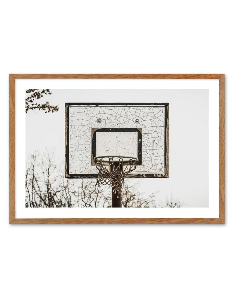 Urban Hoops Art Print-PRINT-Olive et Oriel-Olive et Oriel-50x70 cm | 19.6" x 27.5"-Walnut-With White Border-Buy-Australian-Art-Prints-Online-with-Olive-et-Oriel-Your-Artwork-Specialists-Austrailia-Decorate-With-Coastal-Photo-Wall-Art-Prints-From-Our-Beach-House-Artwork-Collection-Fine-Poster-and-Framed-Artwork