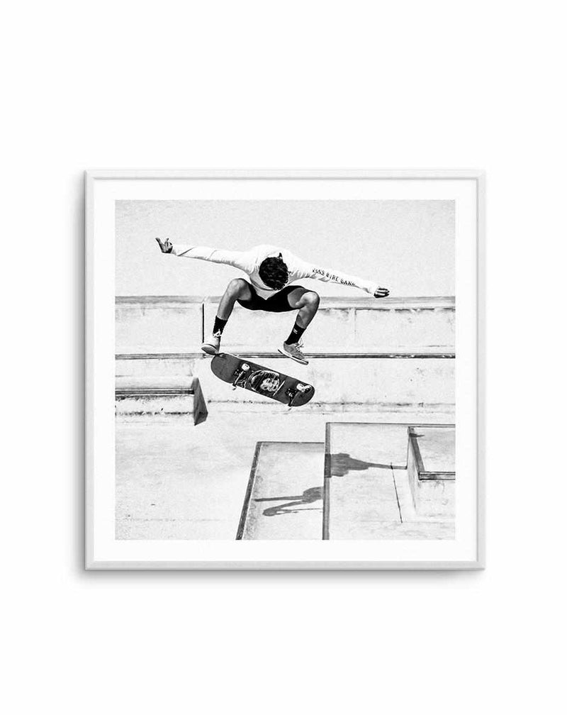 Venice Skate III SQ Art Print-PRINT-Olive et Oriel-Olive et Oriel-Buy-Australian-Art-Prints-Online-with-Olive-et-Oriel-Your-Artwork-Specialists-Austrailia-Decorate-With-Coastal-Photo-Wall-Art-Prints-From-Our-Beach-House-Artwork-Collection-Fine-Poster-and-Framed-Artwork