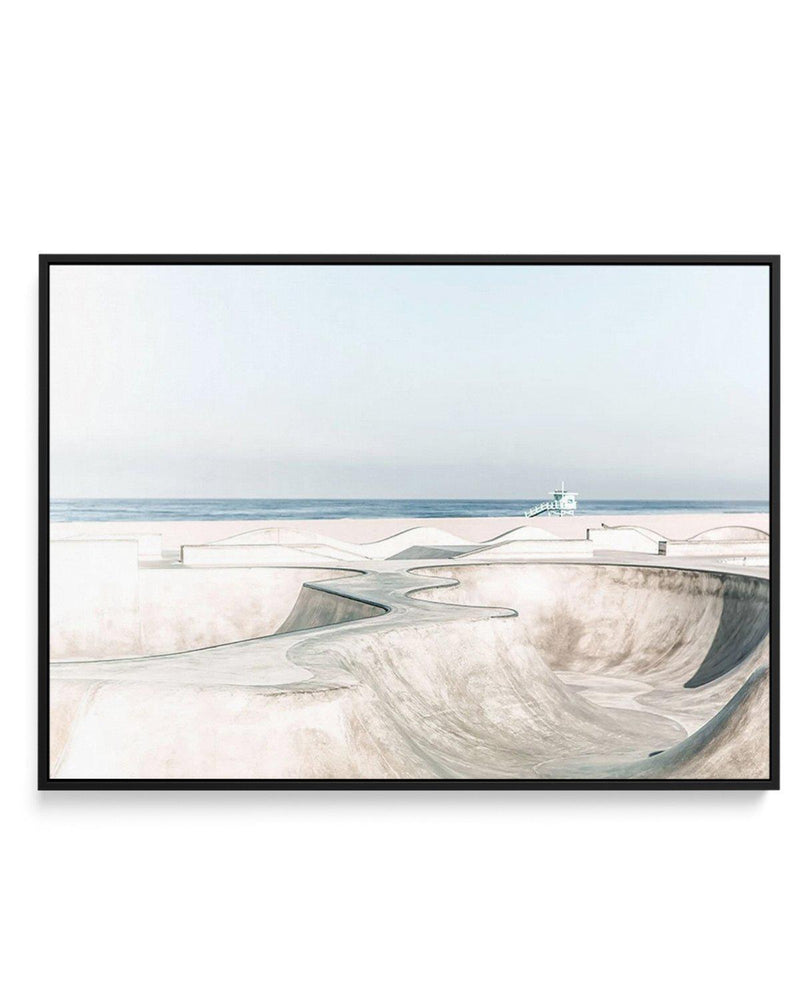 Venice Skate Park VI | Framed Canvas-CANVAS-You can shop wall art online with Olive et Oriel for everything from abstract art to fun kids wall art. Our beautiful modern art prints and canvas art are available from large canvas prints to wall art paintings and our proudly Australian artwork collection offers only the highest quality framed large wall art and canvas art Australia - You can buy fashion photography prints or Hampton print posters and paintings on canvas from Olive et Oriel and have 