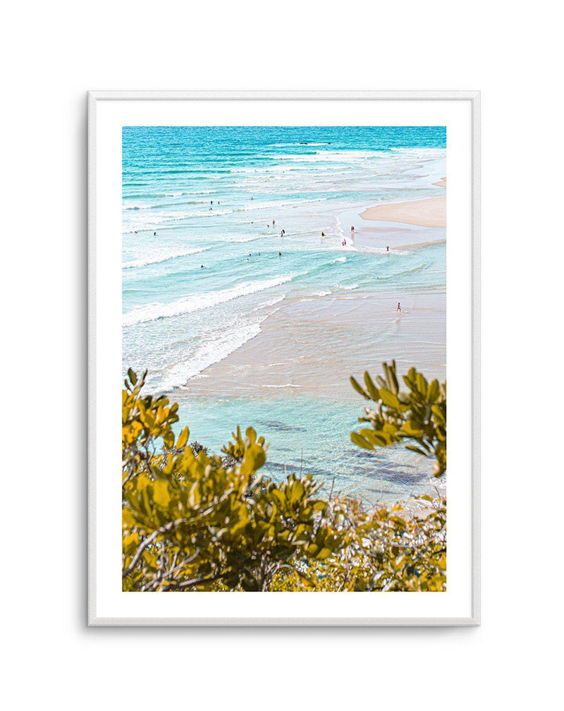 View to Wategos II | PT Art Print-PRINT-Olive et Oriel-Olive et Oriel-A4 | 8.3" x 11.7" | 21 x 29.7cm-Unframed Art Print-With White Border-Buy-Australian-Art-Prints-Online-with-Olive-et-Oriel-Your-Artwork-Specialists-Austrailia-Decorate-With-Coastal-Photo-Wall-Art-Prints-From-Our-Beach-House-Artwork-Collection-Fine-Poster-and-Framed-Artwork