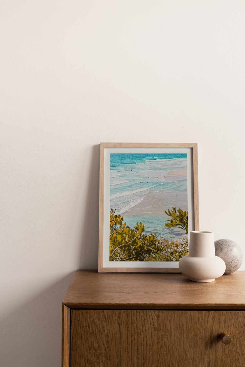 View to Wategos II | PT Art Print-PRINT-Olive et Oriel-Olive et Oriel-Buy-Australian-Art-Prints-Online-with-Olive-et-Oriel-Your-Artwork-Specialists-Austrailia-Decorate-With-Coastal-Photo-Wall-Art-Prints-From-Our-Beach-House-Artwork-Collection-Fine-Poster-and-Framed-Artwork